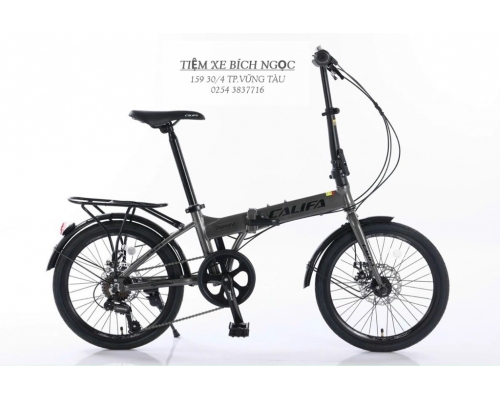 Xe đạp gấp khung nhôm bánh 20 CALIFA Diamond đề Shimano líp 7 tầng