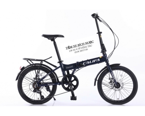 Xe đạp gấp khung nhôm bánh 20 CALIFA Diamond đề Shimano líp 7 tầng