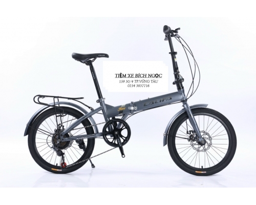 Xe đạp gấp bánh 20 CALIFA CÓ ĐỀ - mã CG20D